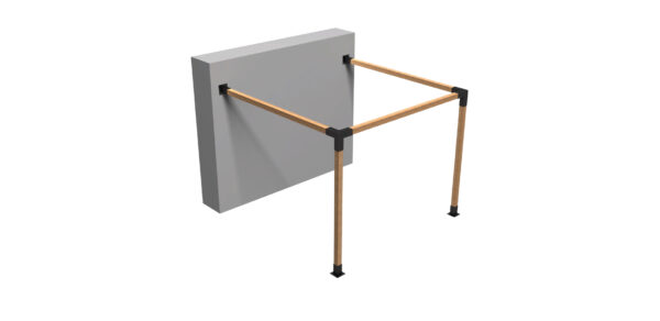 Fijación a Pared a 90° 4 pulgadas P-001X2-011X4