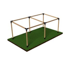 Modulo Doble con techo A 5° 4 pulgadas