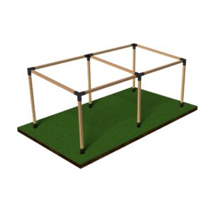 Modulo Doble con techo A 5° 4 pulgadas